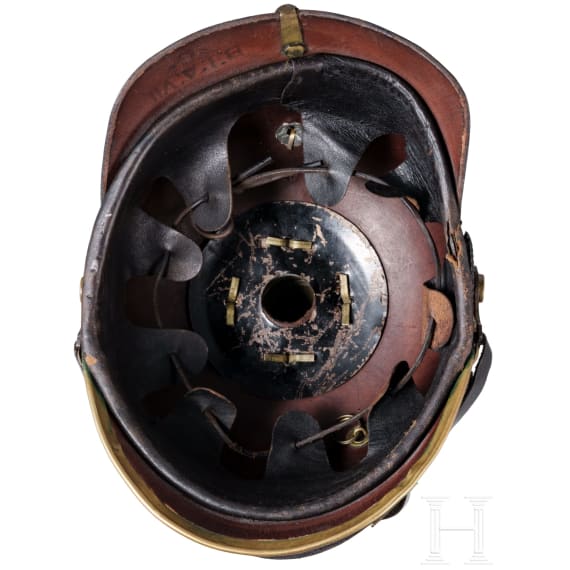 Helm M 1895 f&uuml;r Mannschaften der Infanterie und Helm&uuml;berzug