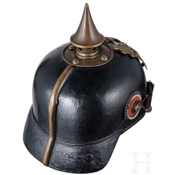 Helm M 1895 f&uuml;r Mannschaften der Infanterie und Helm&uuml;berzug