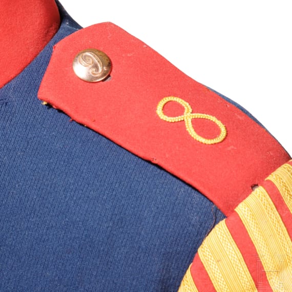 Uniformrock eines Spielmanns der 9. Kompanie im 8. Infanterie-Regiment "Gro&szlig;herzog Friedrich II. von Baden", Metz