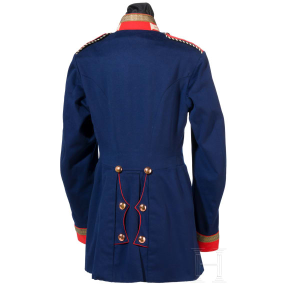 Waffenrock f&uuml;r einen einj&auml;hrig-freiwilligen Unteroffizier im Kaiser Franz Garde-Grenadier-Regiment Nr. 2, um 1910