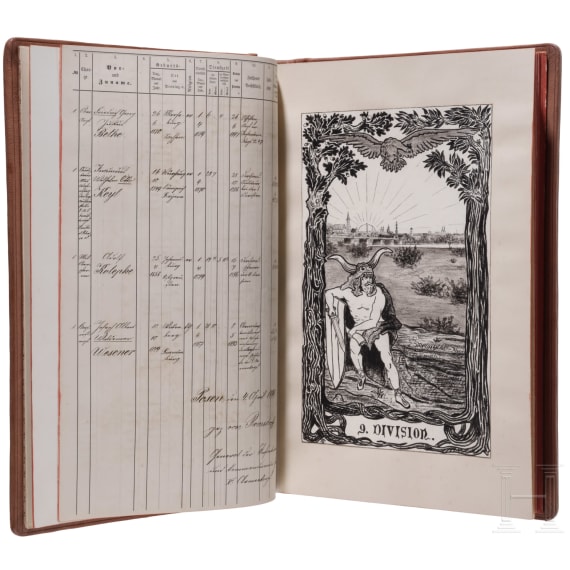 General der Infanterie August von Bomsdorff (1842 - 1912) - prunkvolles Abschiedsgeschenk des V. Armeekorps zum 4. April 1899