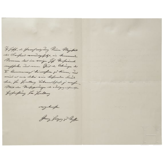 General der Infanterie August von Bomsdorff (1842 - 1912) - prunkvolles Abschiedsgeschenk des V. Armeekorps zum 4. April 1899