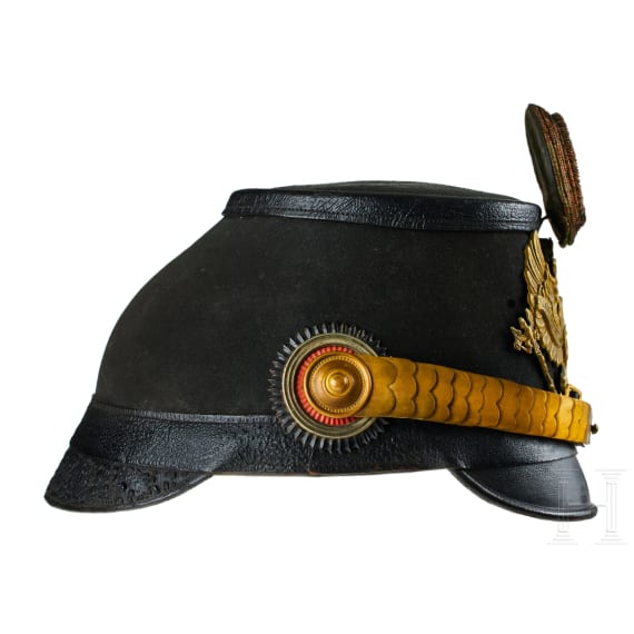 A shako for Officers in the 2nd Prussian Jaeger Battalion