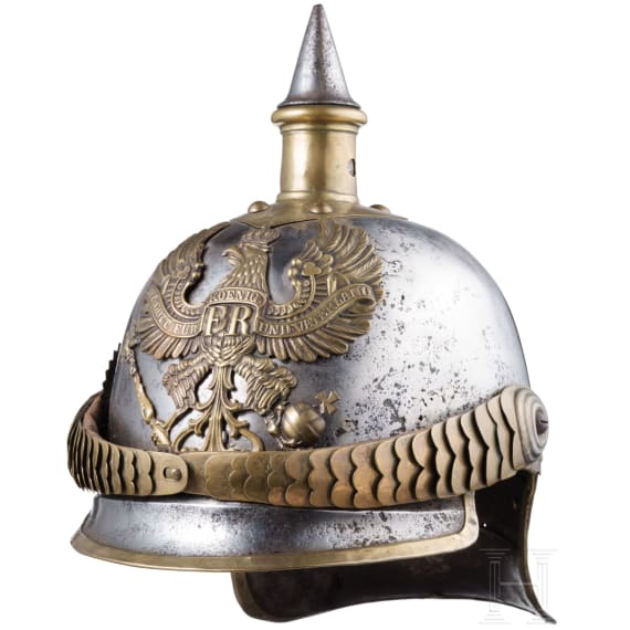 Helm M 1867 f&uuml;r Mannschaften im K&uuml;rassier-Regiment Nr. 4