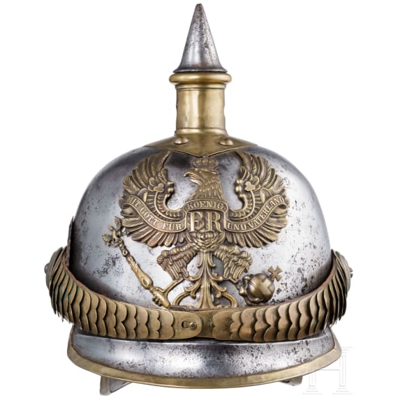 Helm M 1867 f&uuml;r Mannschaften im K&uuml;rassier-Regiment Nr. 4