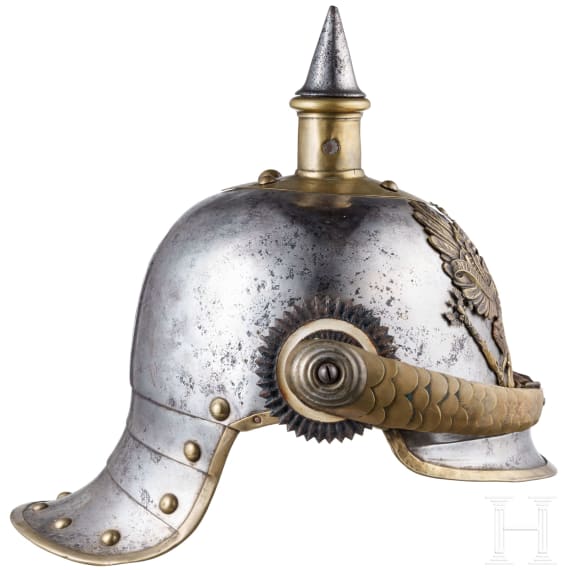 Helm M 1867 f&uuml;r Mannschaften im K&uuml;rassier-Regiment Nr. 4