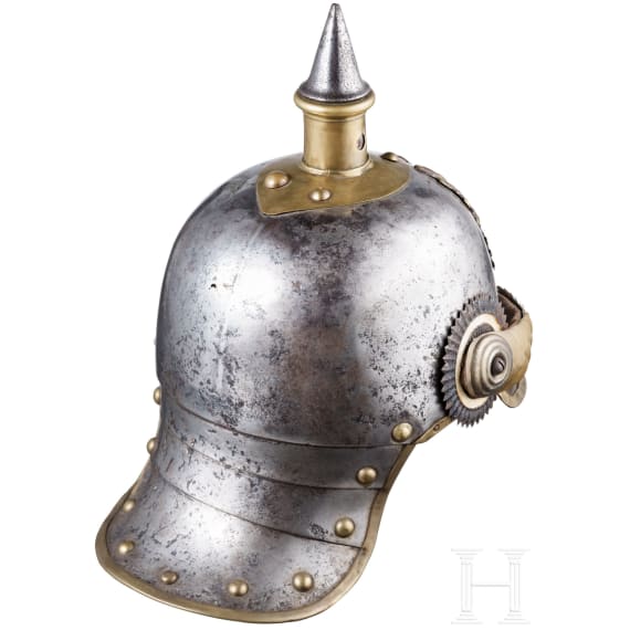 Helm M 1867 f&uuml;r Mannschaften im K&uuml;rassier-Regiment Nr. 4