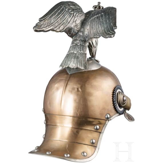 Helm M 1867 f&uuml;r Mannschaften des Regiments Garde du Corps oder der Gardek&uuml;rassiere