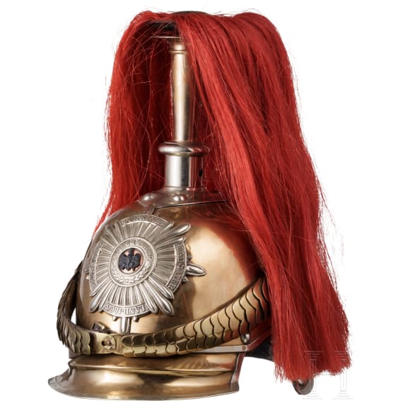 Helm M 1867 f&uuml;r Trompeter des Regiments Garde du Corps oder der Gardek&uuml;rassiere