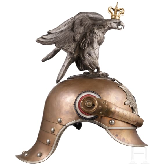 Helm M 1889 f&uuml;r Mannschaften der Regimenter Garde du Corps und Gardek&uuml;rassiere