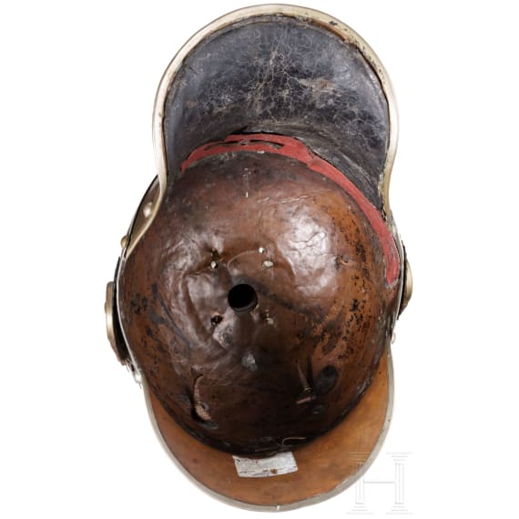 Helm M 1889 f&uuml;r Mannschaften im K&uuml;rassier-Regiment "Kaiser Nikolaus I. von Russland" (Brandenburgisches) Nr. 6