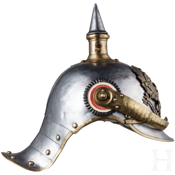 Helm M 1889 f&uuml;r Mannschaften der Linien-K&uuml;rassiere, um 1900