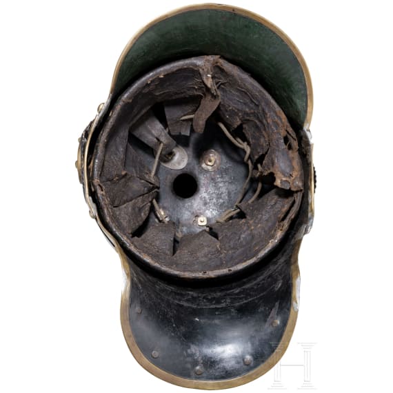 Helm M 1889 f&uuml;r Mannschaften der Linien-K&uuml;rassiere, um 1900