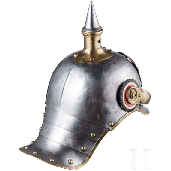 Helm M 1889 f&uuml;r Mannschaften der Linien-K&uuml;rassiere, um 1900