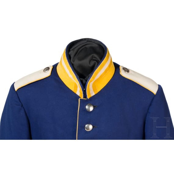 Waffenrock f&uuml;r Mannschaften im K&uuml;rassier-Regiment "von Seydlitz" (Magdeburgisches) Nr. 7, um 1910