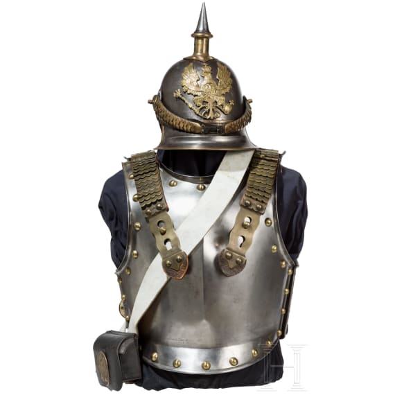 Uniformensemble f&uuml;r Mannschaften der Linien-K&uuml;rassiere, 2. H&auml;lfte 19. Jhdt.