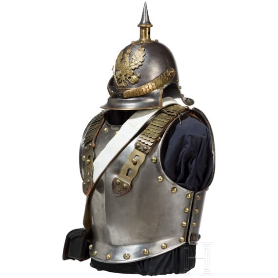 Uniformensemble f&uuml;r Mannschaften der Linien-K&uuml;rassiere, 2. H&auml;lfte 19. Jhdt.