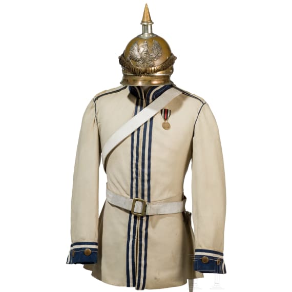 Uniformenemble f&uuml;r Mannschaften im K&uuml;rassier-Regiment "Kaiser Nikolaus I. von Russland" (Brandenburgisches) Nr. 6, Ende 19. Jhdt.