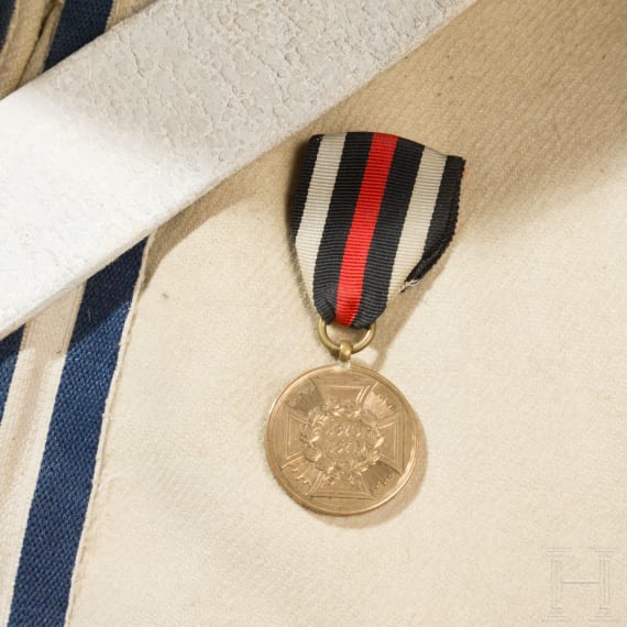 Uniformenemble f&uuml;r Mannschaften im K&uuml;rassier-Regiment "Kaiser Nikolaus I. von Russland" (Brandenburgisches) Nr. 6, Ende 19. Jhdt.