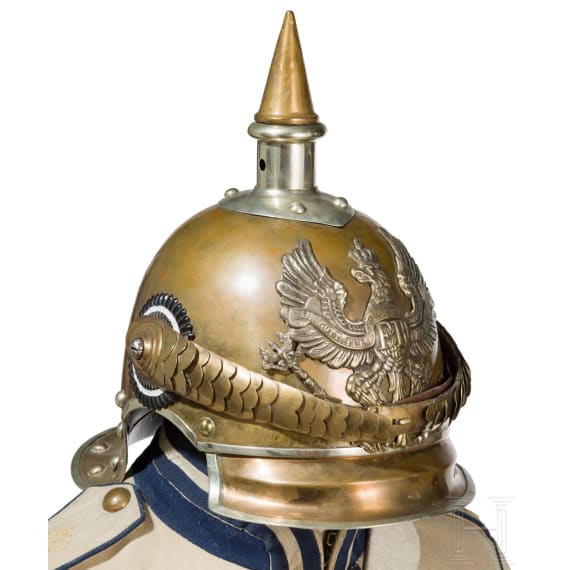 Uniformenemble f&uuml;r Mannschaften im K&uuml;rassier-Regiment "Kaiser Nikolaus I. von Russland" (Brandenburgisches) Nr. 6, Ende 19. Jhdt.