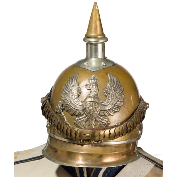 Uniformenemble f&uuml;r Mannschaften im K&uuml;rassier-Regiment "Kaiser Nikolaus I. von Russland" (Brandenburgisches) Nr. 6, Ende 19. Jhdt.
