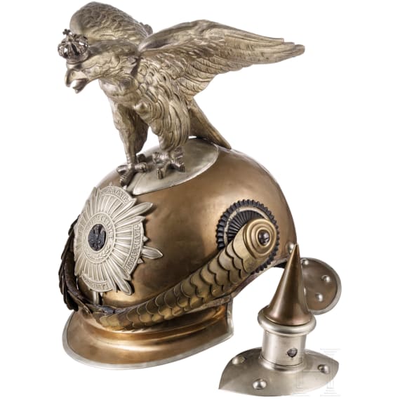 Helm M 1889 und K&uuml;rass f&uuml;r Mannschaften des Regiments Garde du Corps