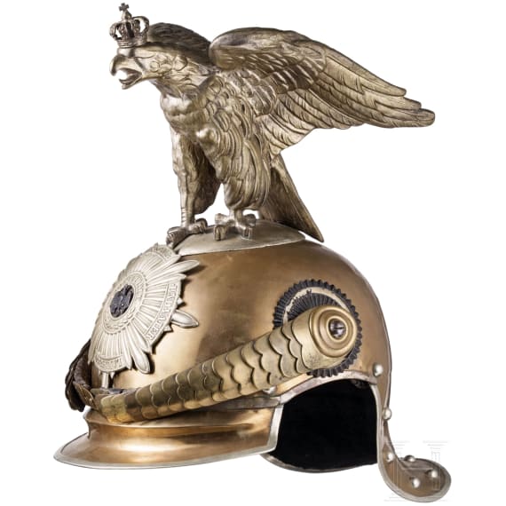 Helm M 1889 und K&uuml;rass f&uuml;r Mannschaften des Regiments Garde du Corps