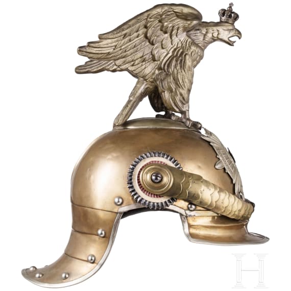Helm M 1889 und K&uuml;rass f&uuml;r Mannschaften des Regiments Garde du Corps