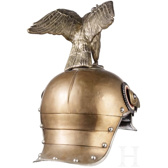Helm M 1889 und K&uuml;rass f&uuml;r Mannschaften des Regiments Garde du Corps