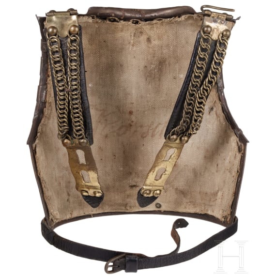 Helm M 1889 und K&uuml;rass f&uuml;r Mannschaften des Regiments Garde du Corps