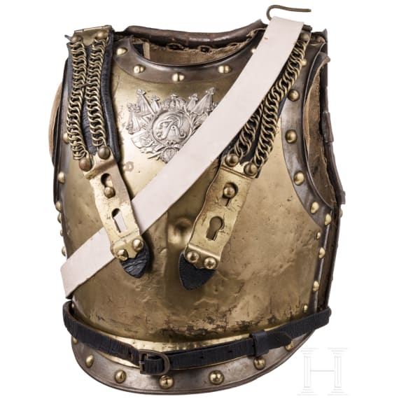 Helm M 1889 und K&uuml;rass f&uuml;r Mannschaften des Regiments Garde du Corps