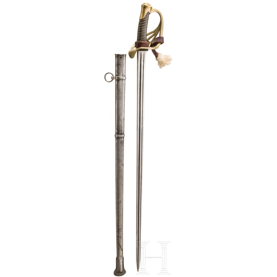 Pallasch M 1854 f&uuml;r Mannschaften der Dragoner, verwendet im preu&szlig;ischen K&uuml;rassier-Regiment Nr. 3