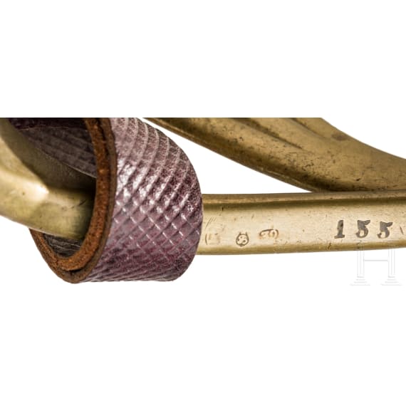 Pallasch M 1854 f&uuml;r Mannschaften der Dragoner, verwendet im preu&szlig;ischen K&uuml;rassier-Regiment Nr. 3