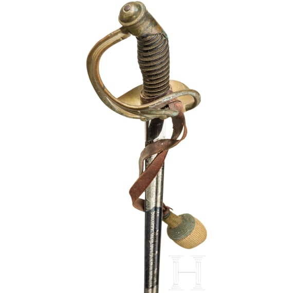K&uuml;rassierdegen M 54 f&uuml;r Offiziere im K&uuml;rassierregiment "von Driesen" (Westf&auml;lisches) Nr. 4, um 1910