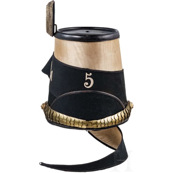 Fl&uuml;gelm&uuml;tze M 1843 f&uuml;r einen Offizier des Landwehr-Husaren-Regiments Nr. 5