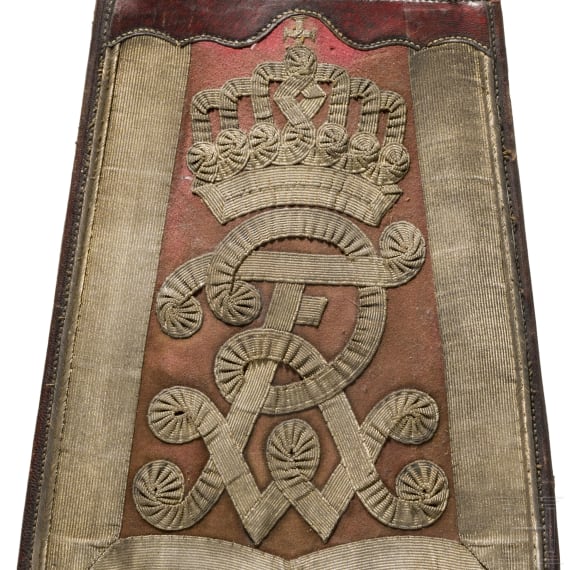 S&auml;beltasche f&uuml;r Offiziere der Husaren-Regimenter Nr. 1, 3, 13, 14