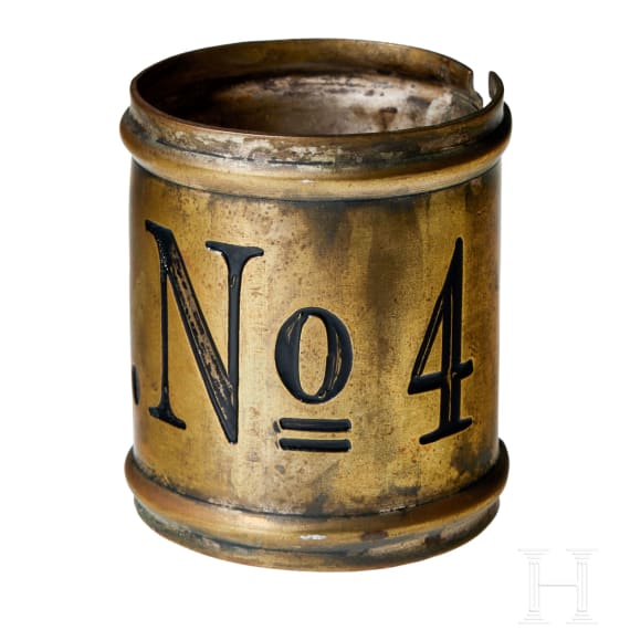 An Imperial German Prussian 4th Hussar Regiment pole ring