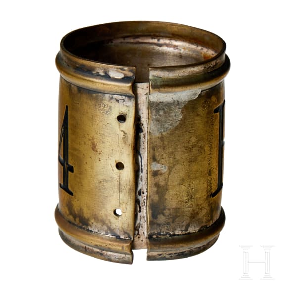 An Imperial German Prussian 4th Hussar Regiment pole ring