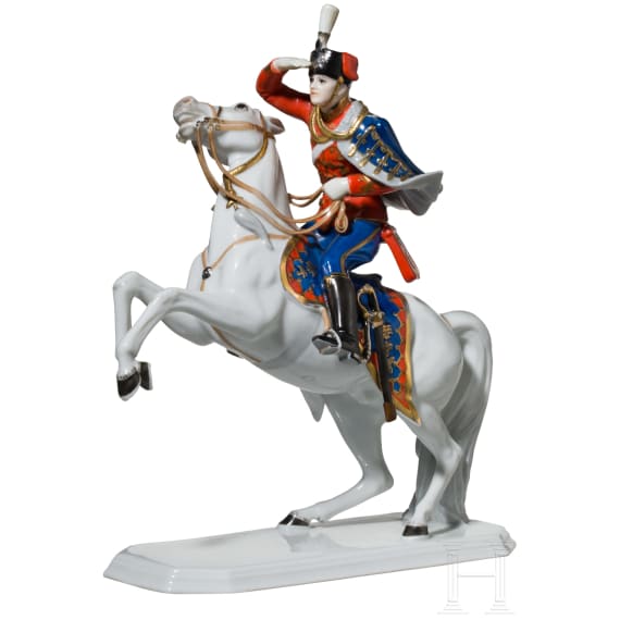 Gustav Oppel (1891 - 1978) - Leib-Gardehusar, Porzellanmanufaktur Rosenthal, 1931
