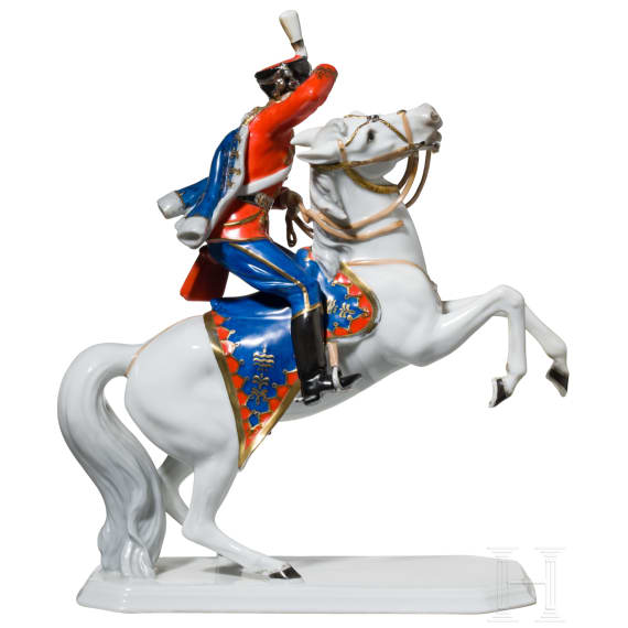 Gustav Oppel (1891 - 1978) - Leib-Gardehusar, Porzellanmanufaktur Rosenthal, 1931