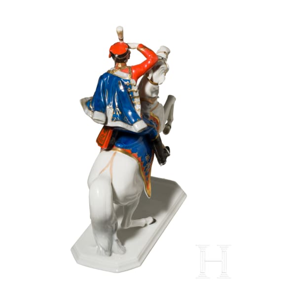 Gustav Oppel (1891 - 1978) - Leib-Gardehusar, Porzellanmanufaktur Rosenthal, 1931