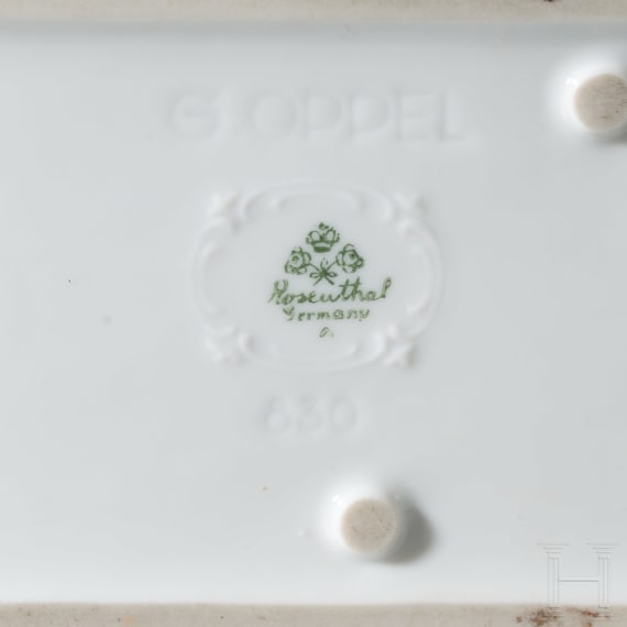 Gustav Oppel (1891 - 1978) - Leib-Gardehusar, Porzellanmanufaktur Rosenthal, 1931