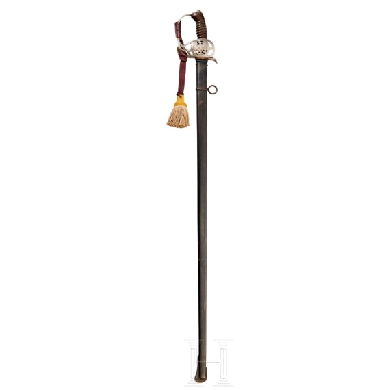 An Imperial German Prussian sword M 89 for J&auml;ger Regt. Zu Pferde Nr. 2 and 7