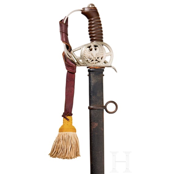 An Imperial German Prussian sword M 89 for J&auml;ger Regt. Zu Pferde Nr. 2 and 7