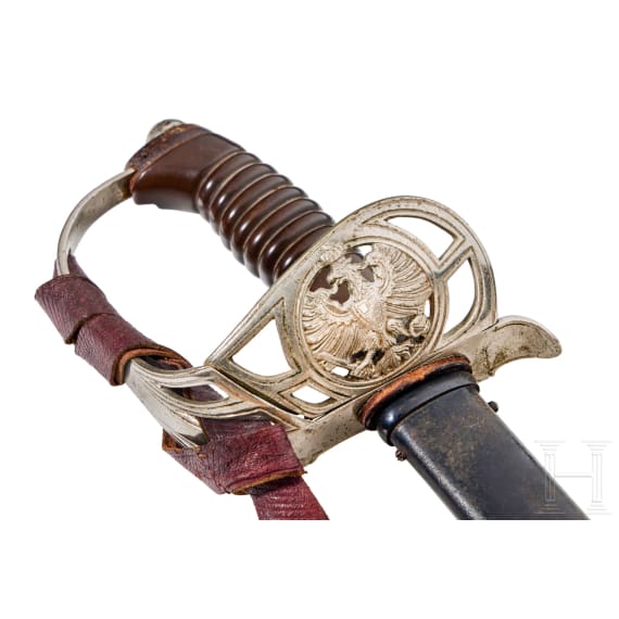 An Imperial German Prussian sword M 89 for J&auml;ger Regt. Zu Pferde Nr. 2 and 7