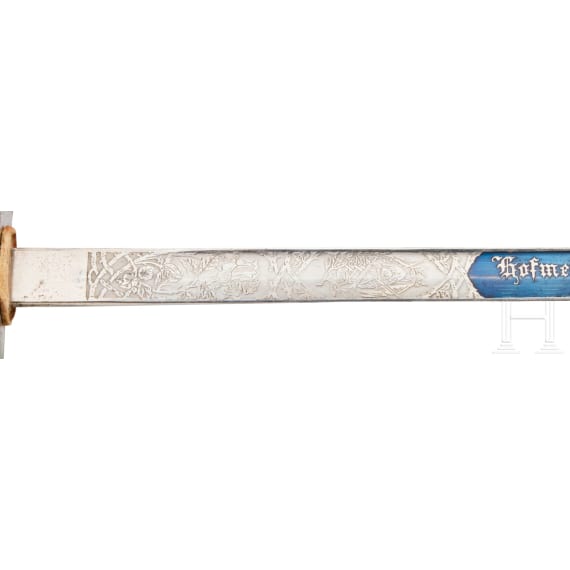 An Imperial German Prussian sword M 89 for J&auml;ger Regt. Zu Pferde Nr. 5