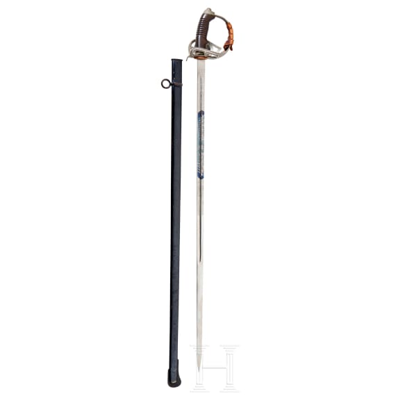 An Imperial German Prussian sword M 89 for J&auml;ger Regt. Zu Pferde Nr. 5