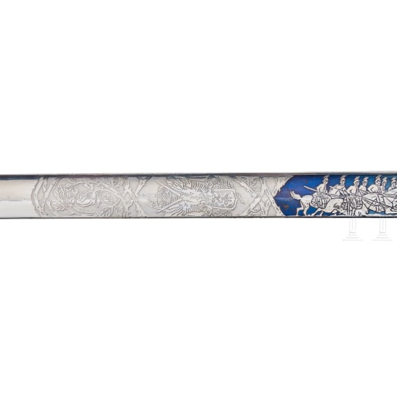 An Imperial German Prussian sword M 89 for J&auml;ger Regt. Zu Pferde Nr. 5