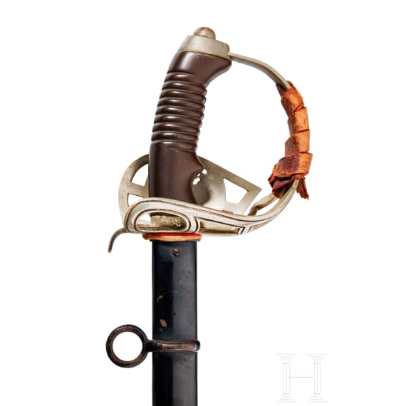 An Imperial German Prussian sword M 89 for J&auml;ger Regt. Zu Pferde Nr. 5