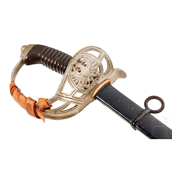 An Imperial German Prussian sword M 89 for J&auml;ger Regt. Zu Pferde Nr. 5